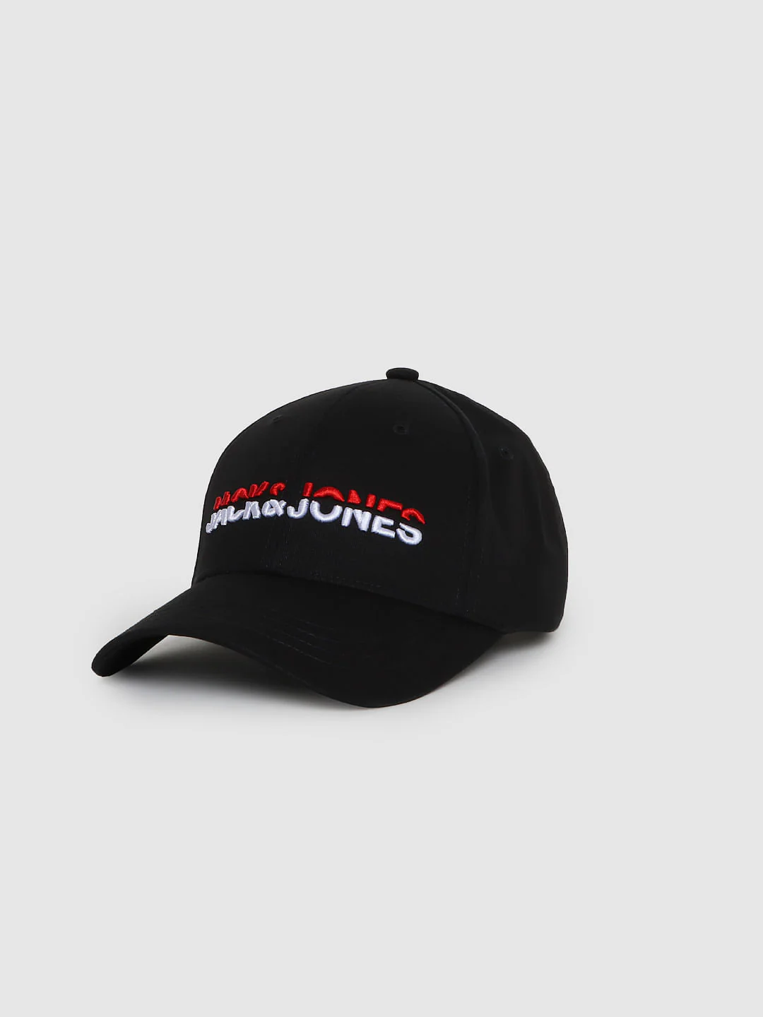 Black Logo Print Baseball Cap - Image 3