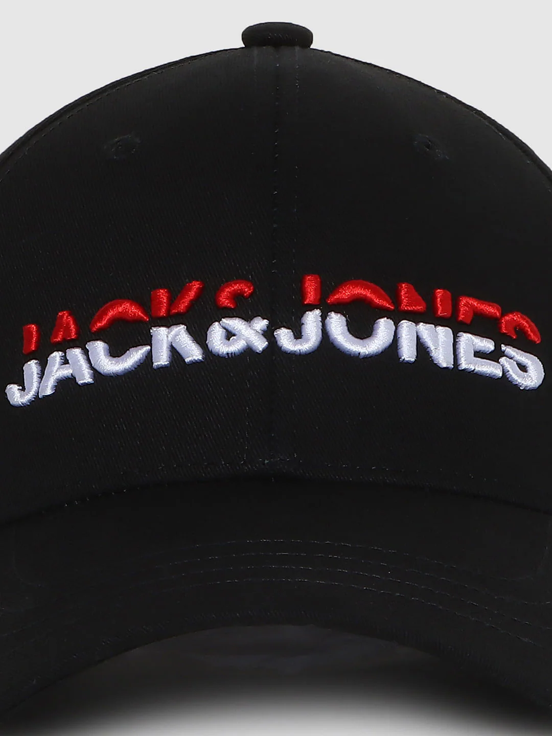 Black Logo Print Baseball Cap - Image 6