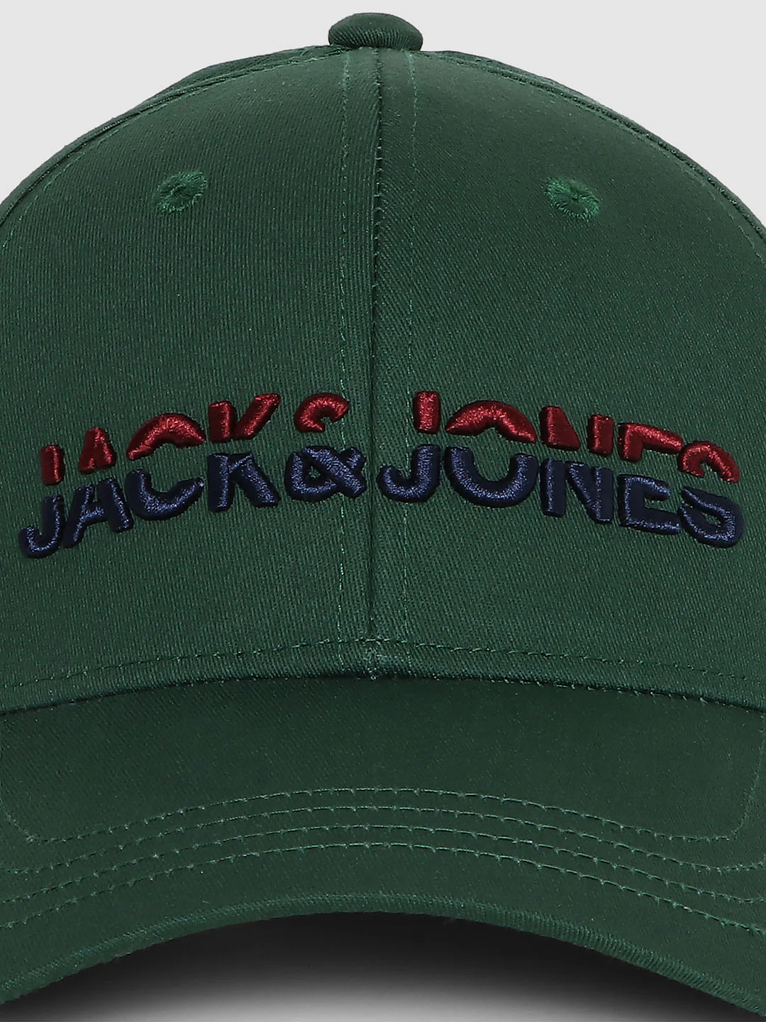 Green Logo Print Baseball Cap - Image 6
