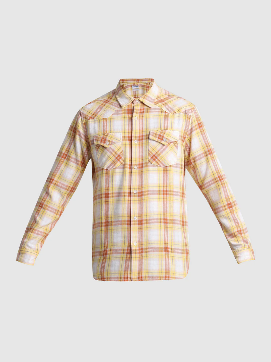 Yellow Check Full Sleeves Shirt - Image 7