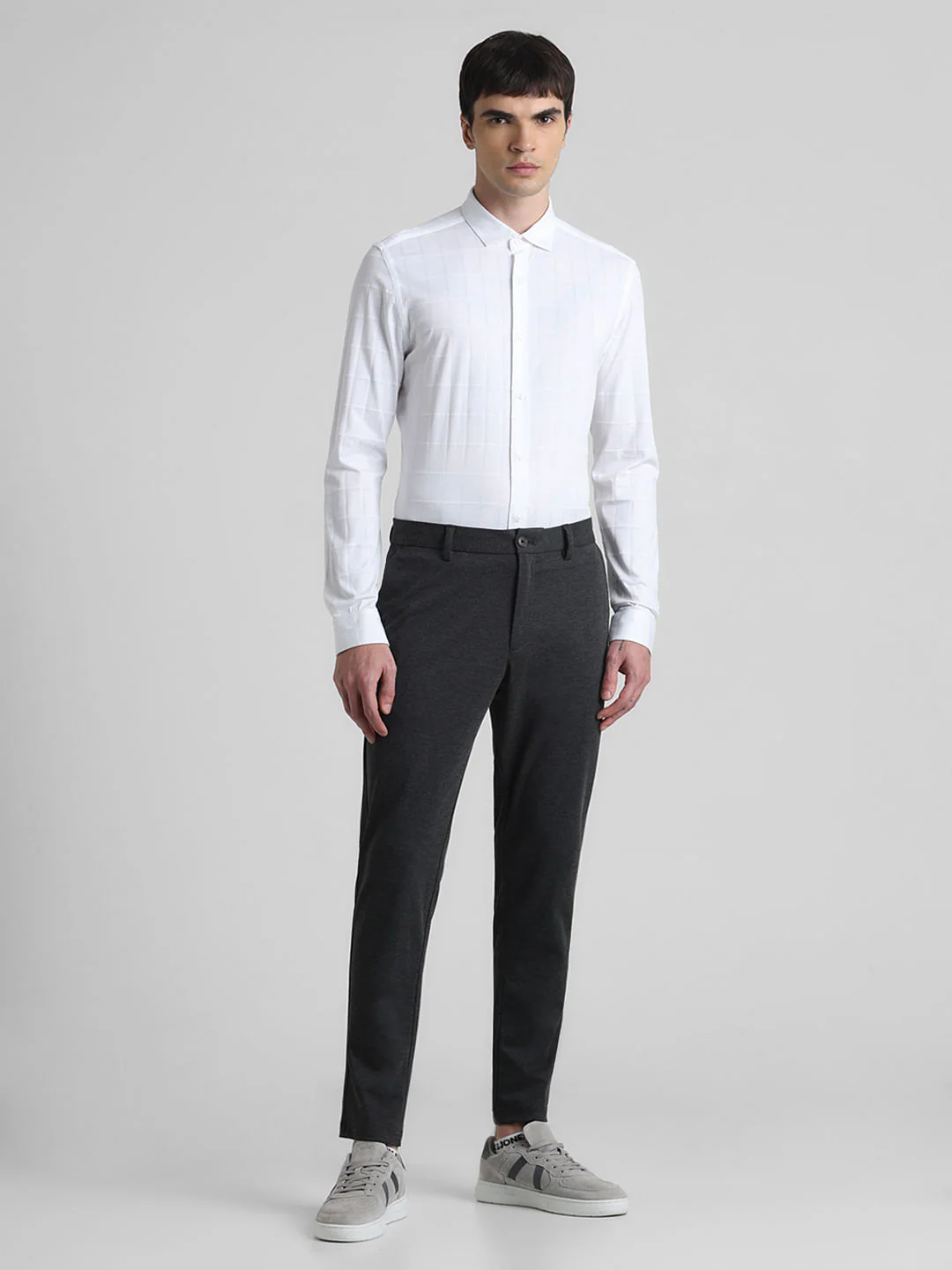 White Knitted Cotton Shirt - Image 6