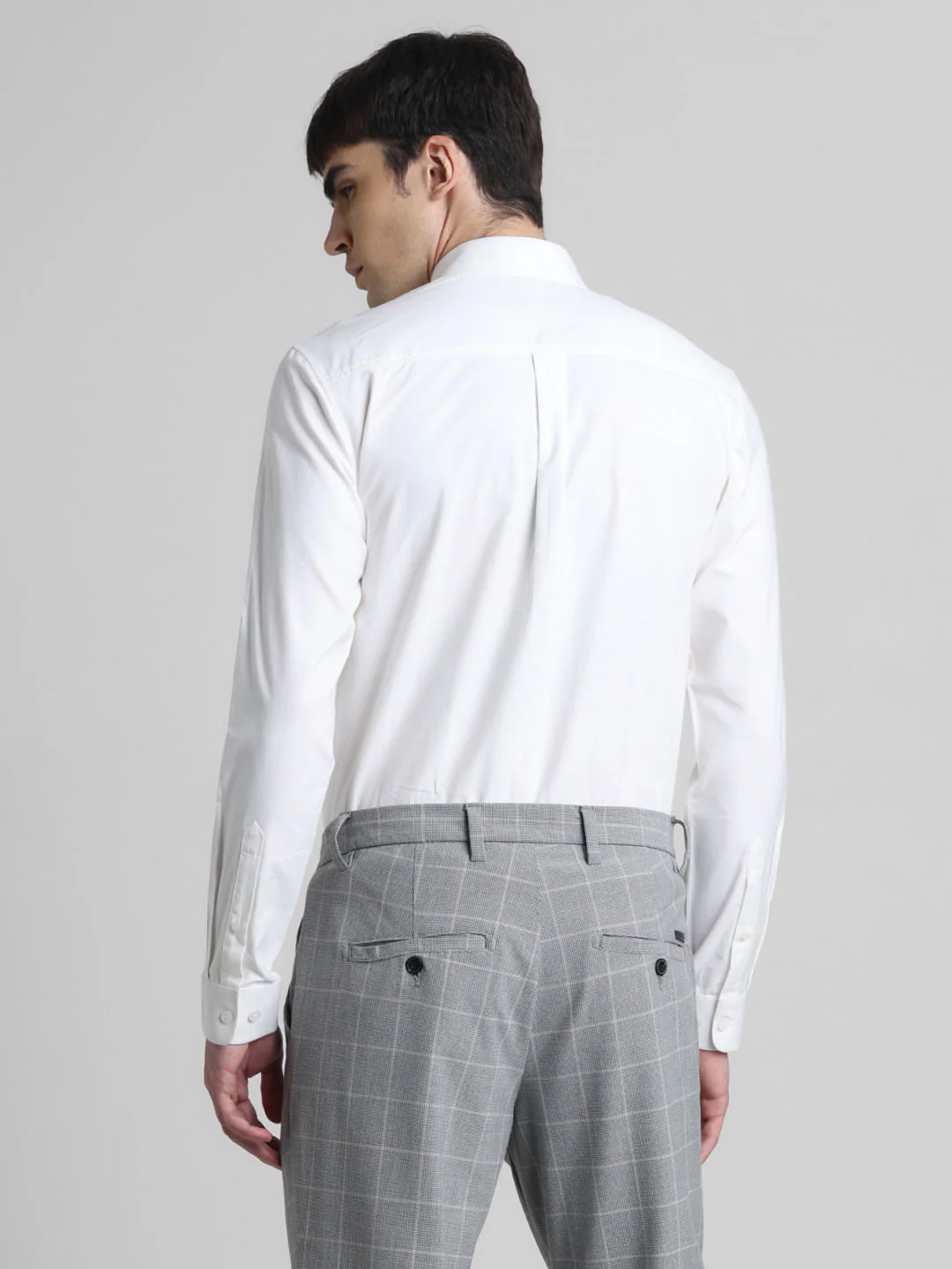 White Oxford Full Sleeves Shirt - Image 4