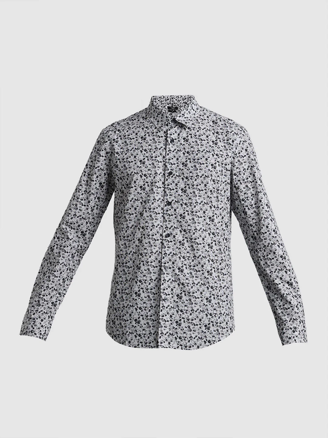 Black Floral Full Sleeves Shirt - Image 7