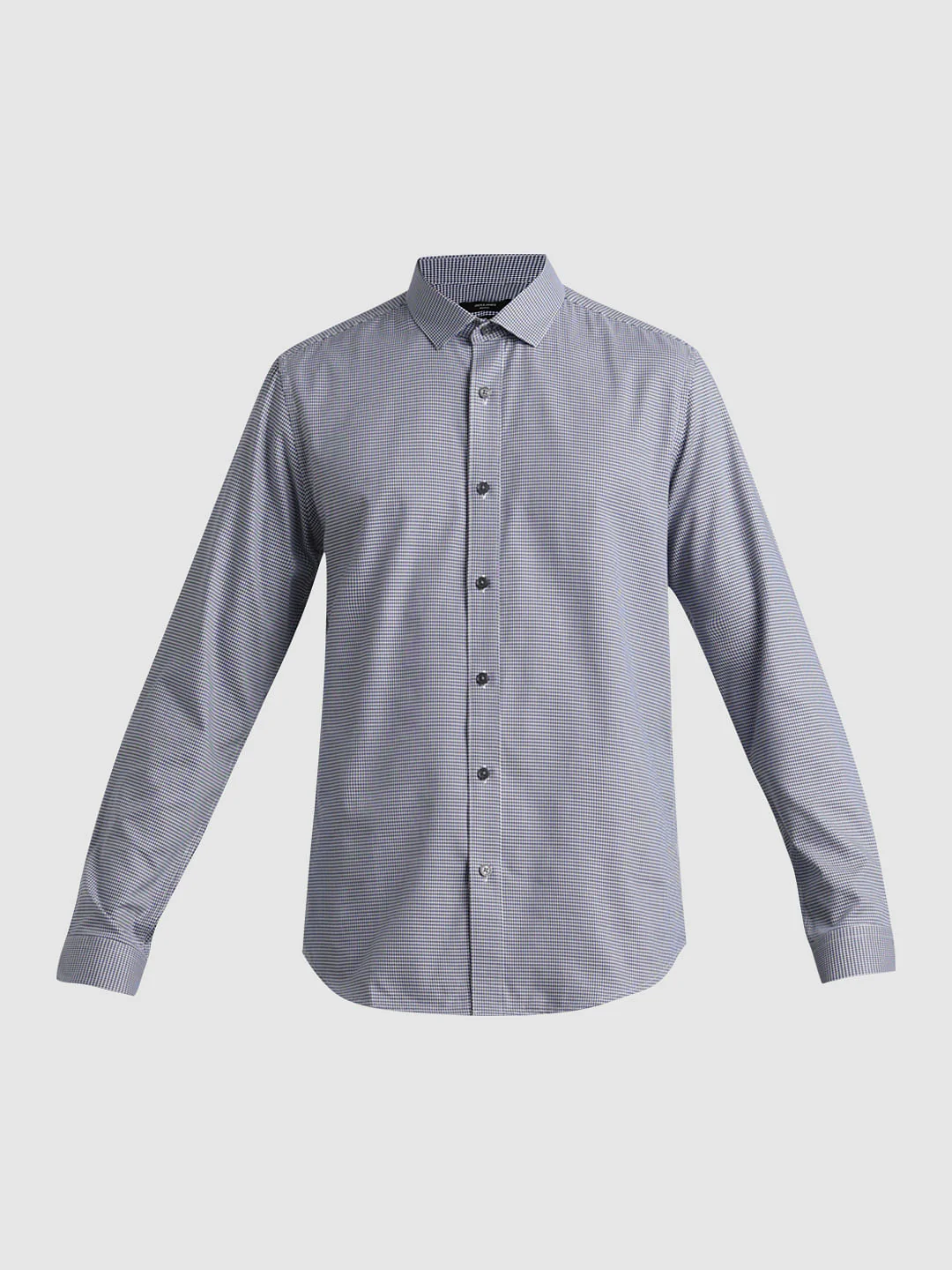 Blue Printed Full Sleeves Shirt - Image 7