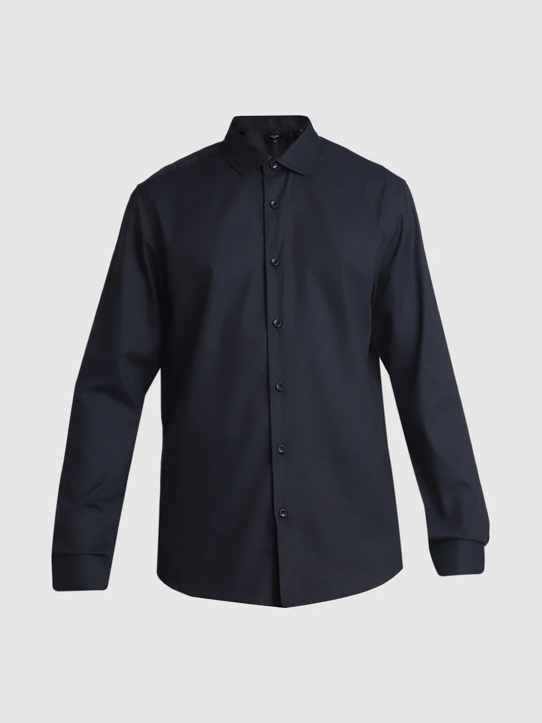 Black Cotton Full Sleeves Shirt - Image 7