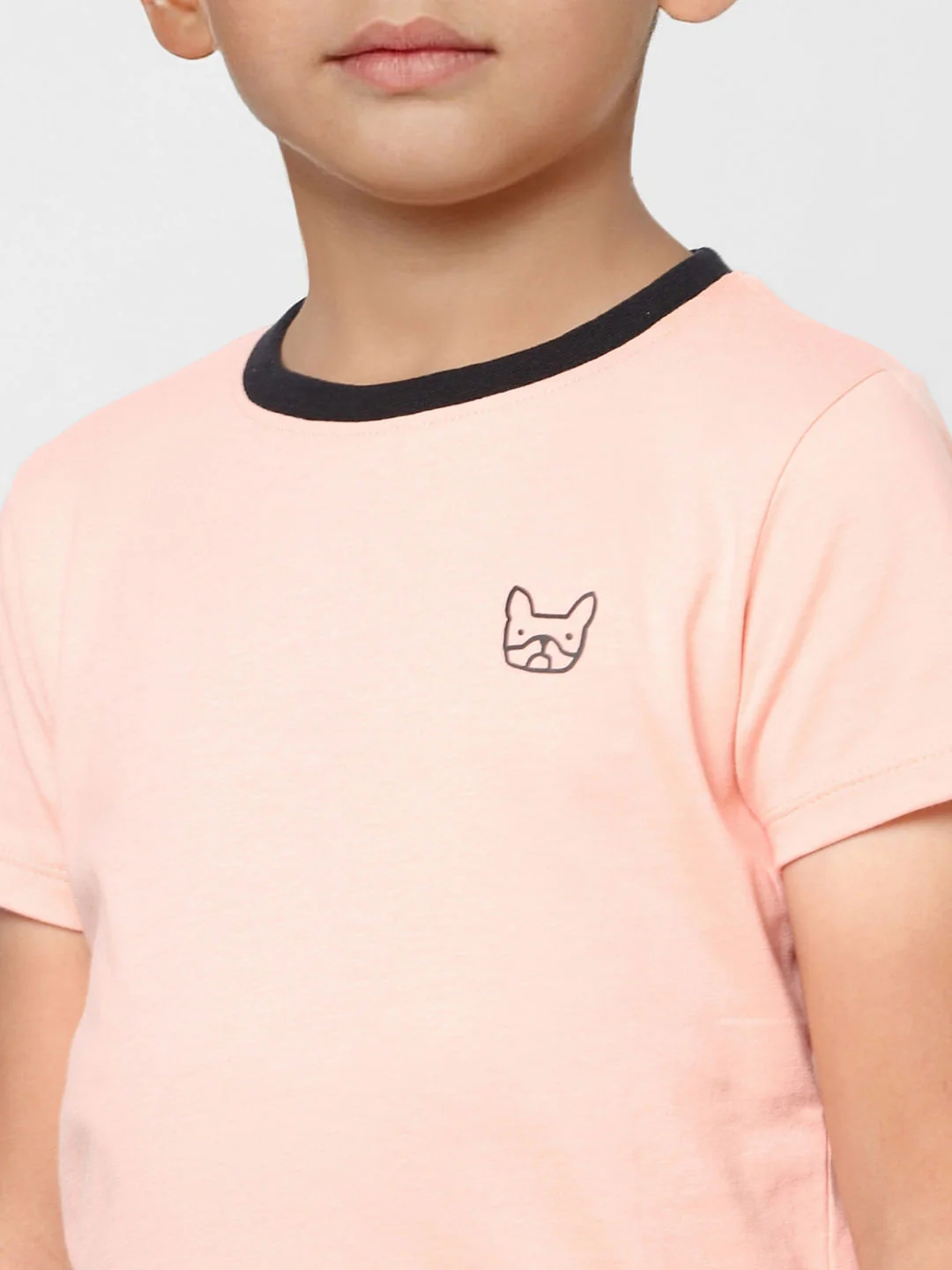 Boys Pink Crew Neck T-shirt - Image 5