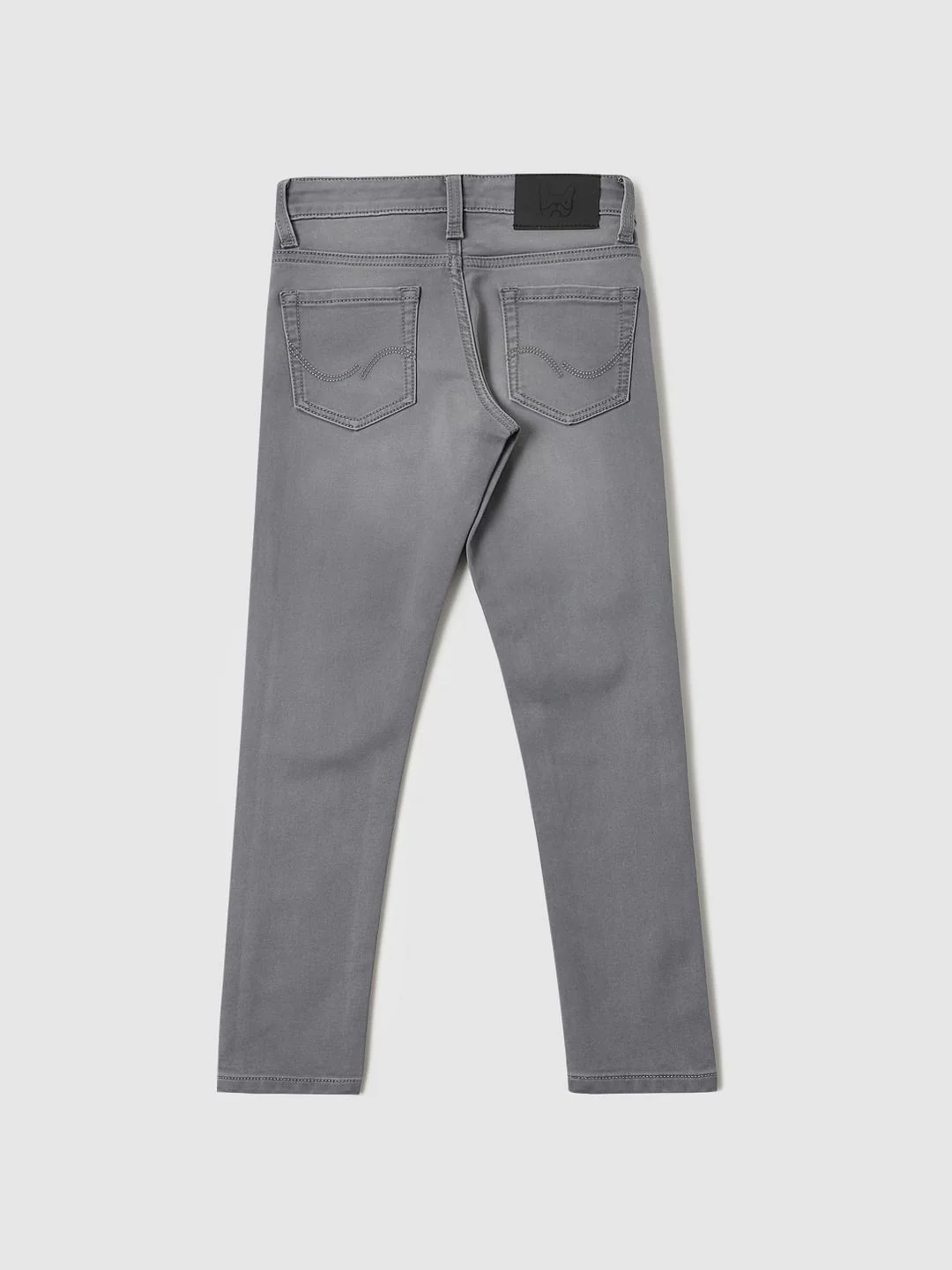 Boys Grey Mid Rise Ben Skinny Fit Jeans - Image 2