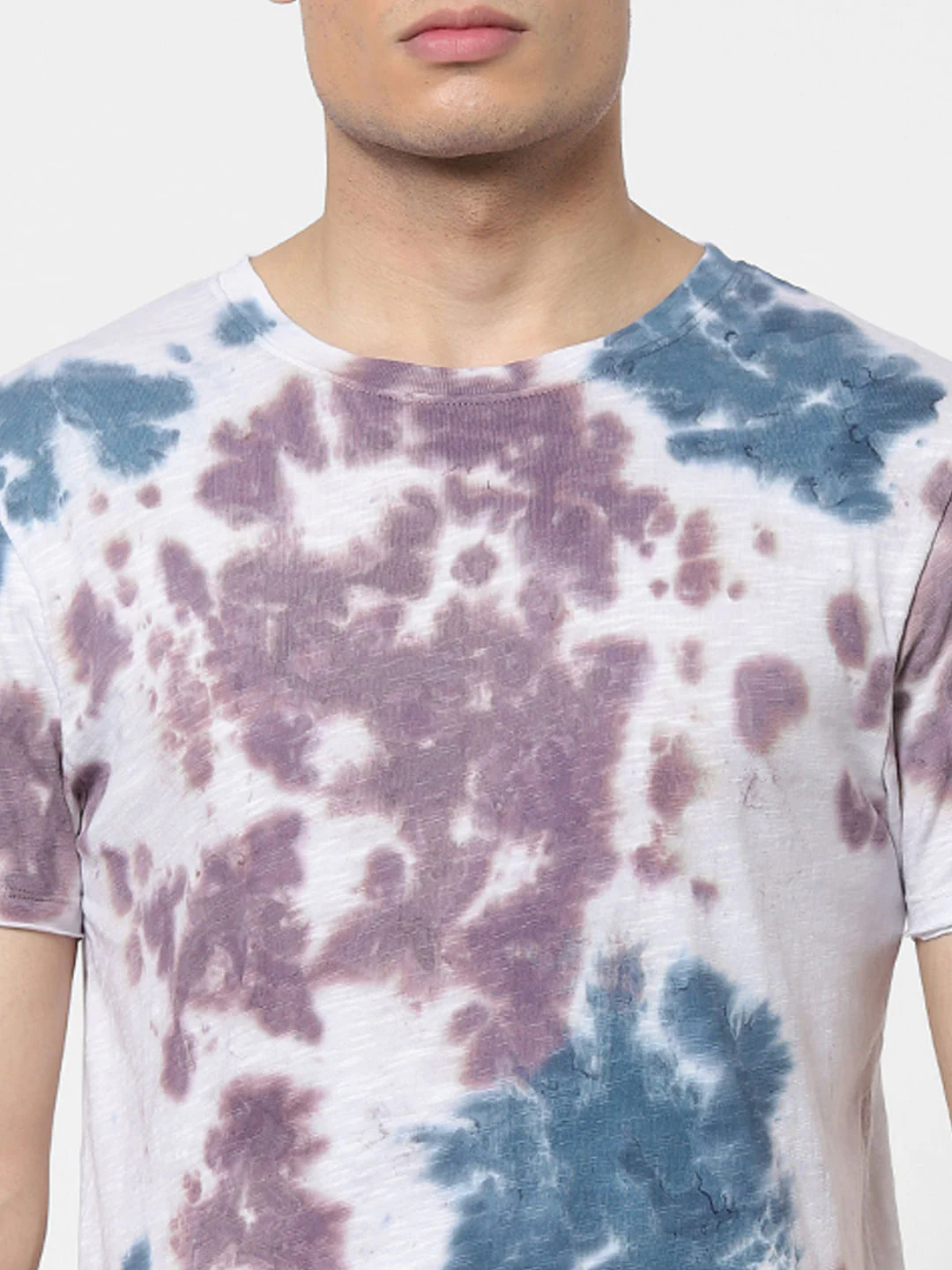 Multi-coloured Tie Dye Crew Neck T-shirt - Image 5