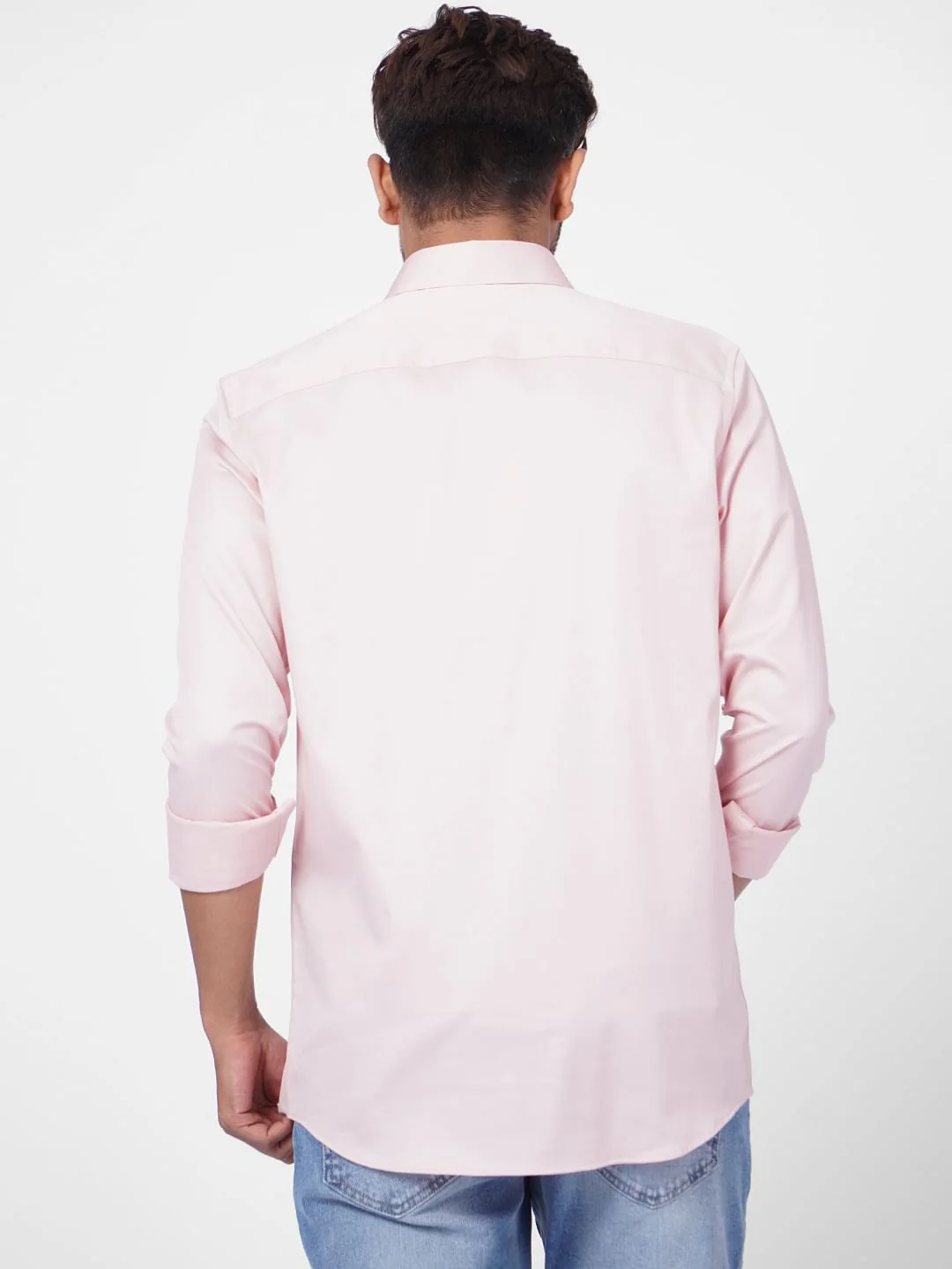 Pink Formal Full Sleeves Shirt - Image 4