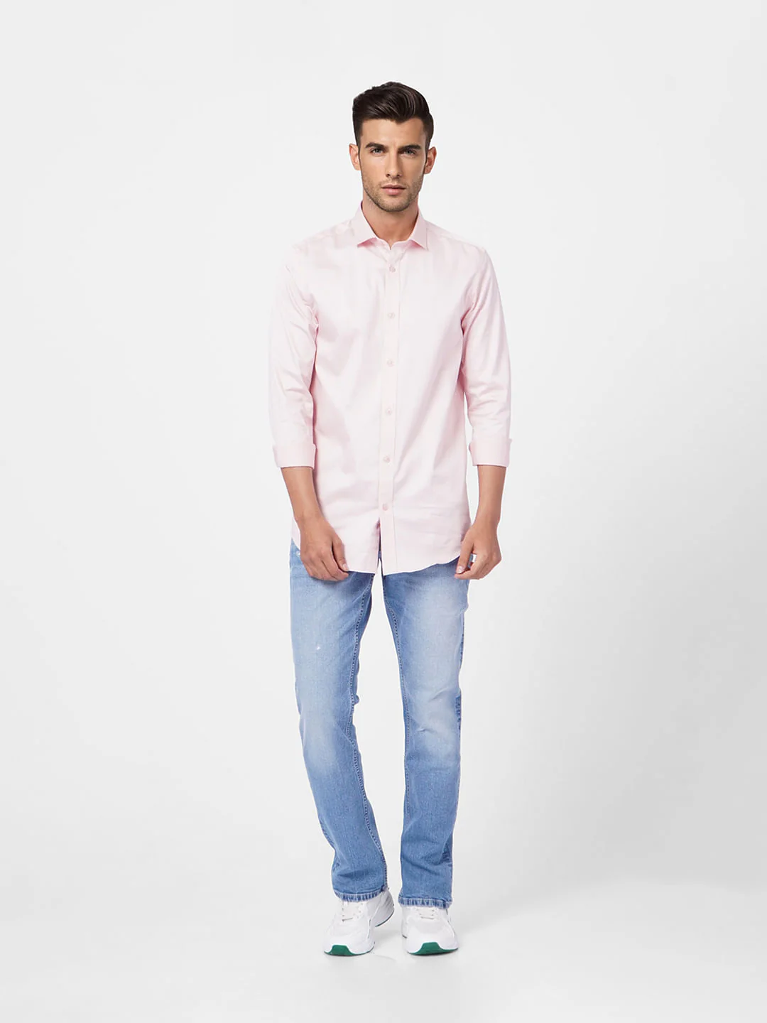 Pink Formal Full Sleeves Shirt - Image 6