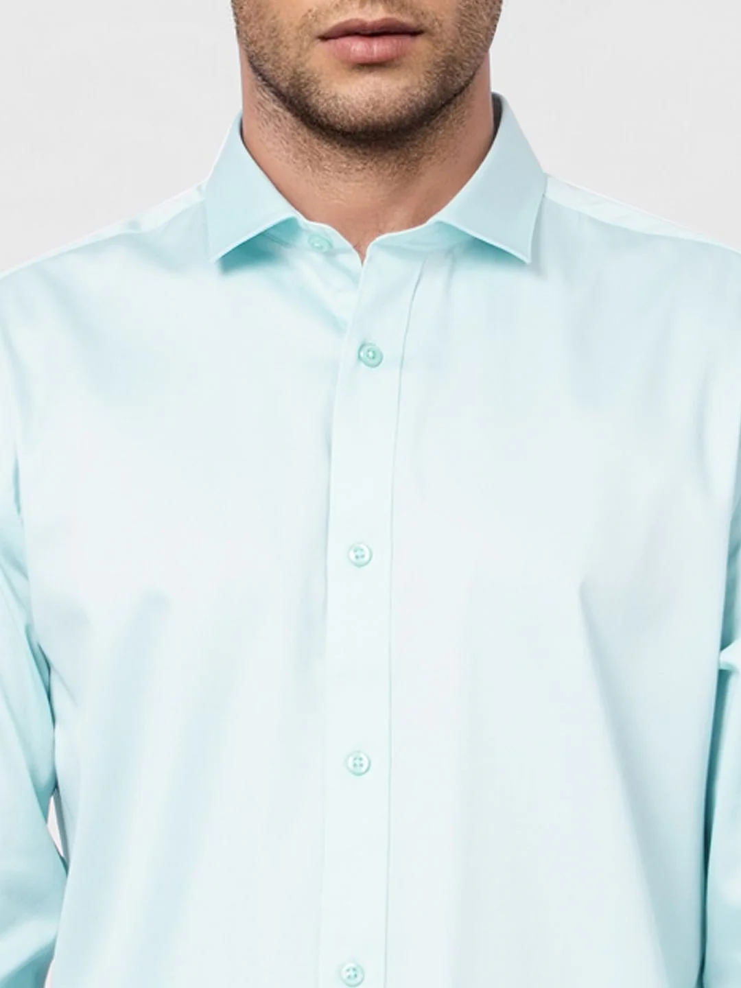 Blue Formal Full Sleeves Shirt - Image 5