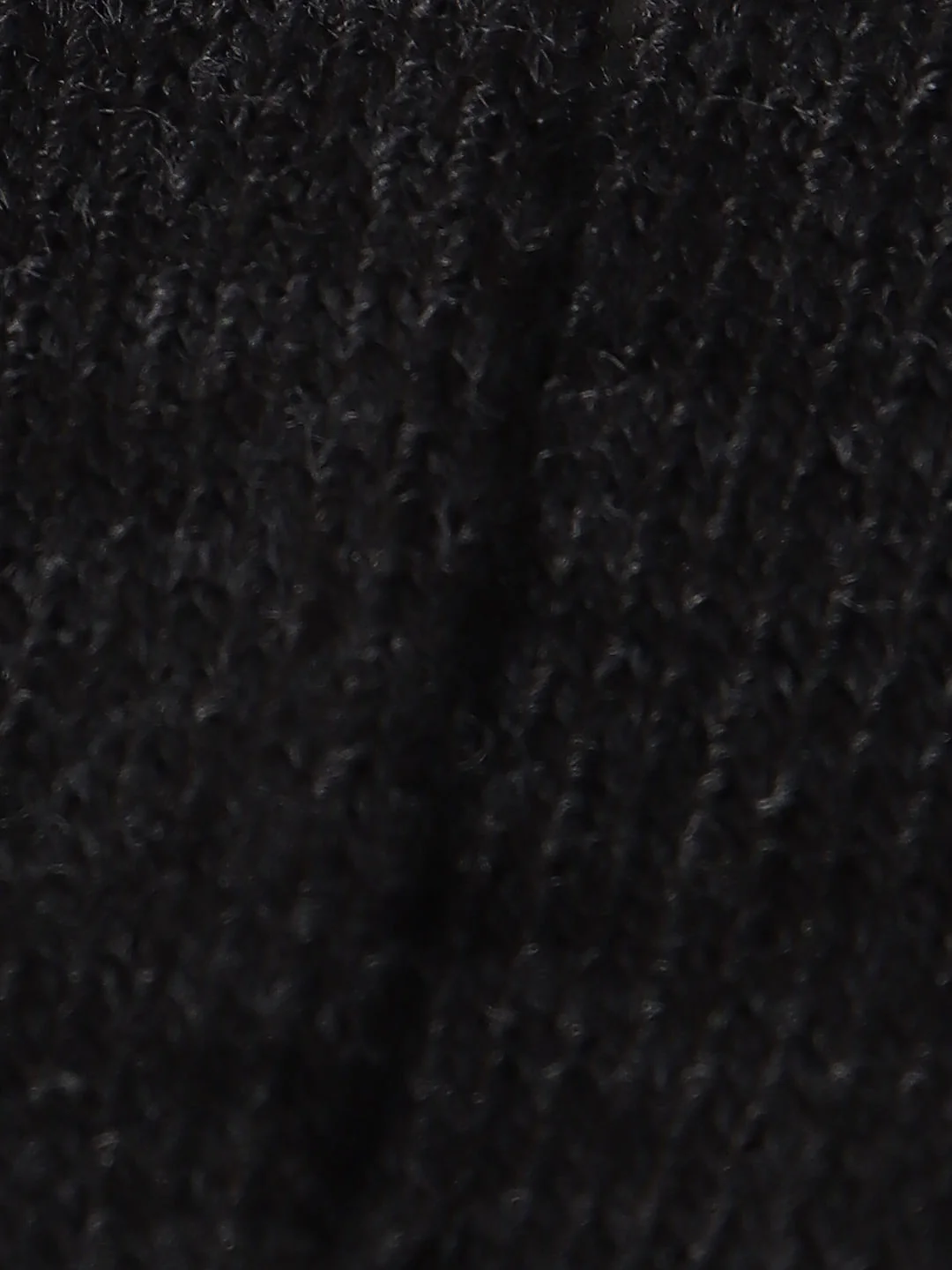 Dark Grey Knit Gloves - Image 5