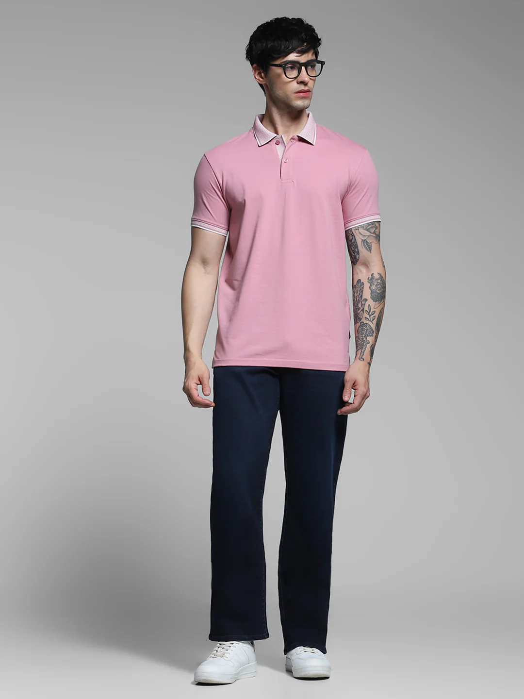 Dark Blue High Rise Bootcut Fit Jeans - Image 6