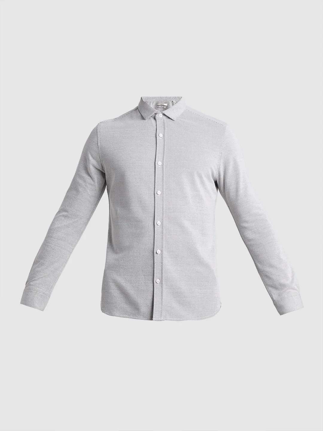 White Slim Fit Full Sleeves Shirt - Image 7
