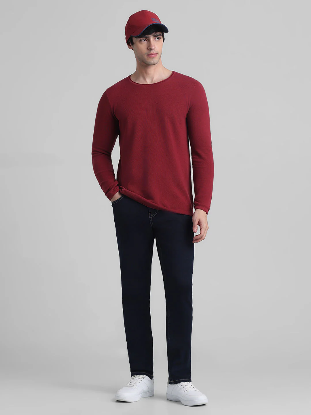 Dark Blue Low Rise Glenn Slim Fit Jeans - Image 5