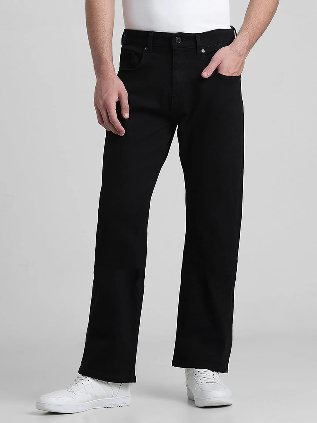 Black High Rise Ray Bootcut Jeans