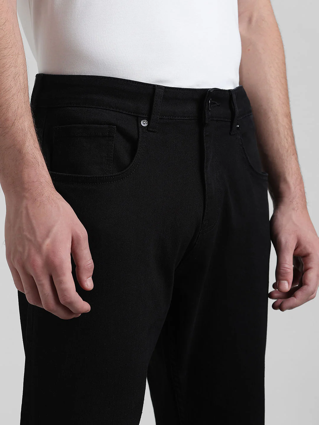Black High Rise Ray Bootcut Jeans - Image 4