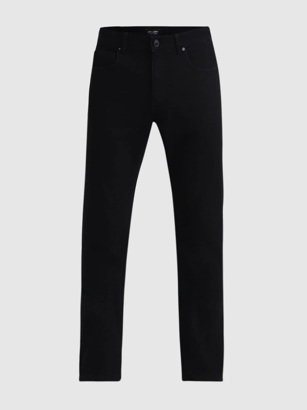 Black Mid Rise Clark Regular Fit Jeans - Image 6
