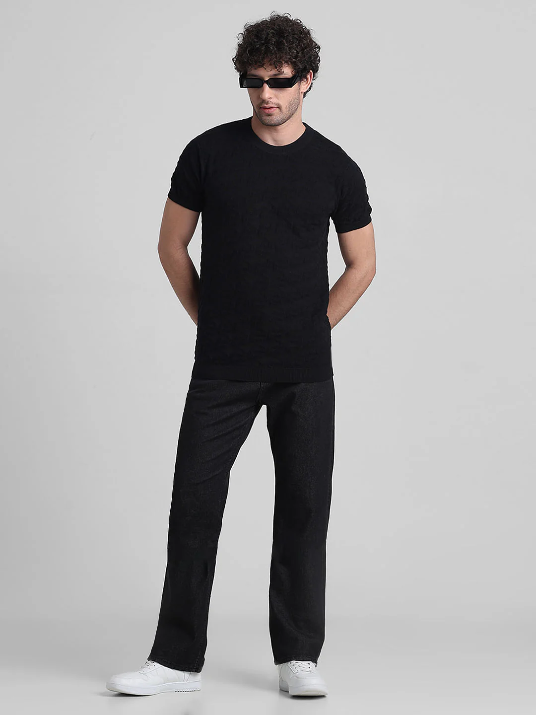 Black High Rise Ray Bootcut Jeans - Image 5