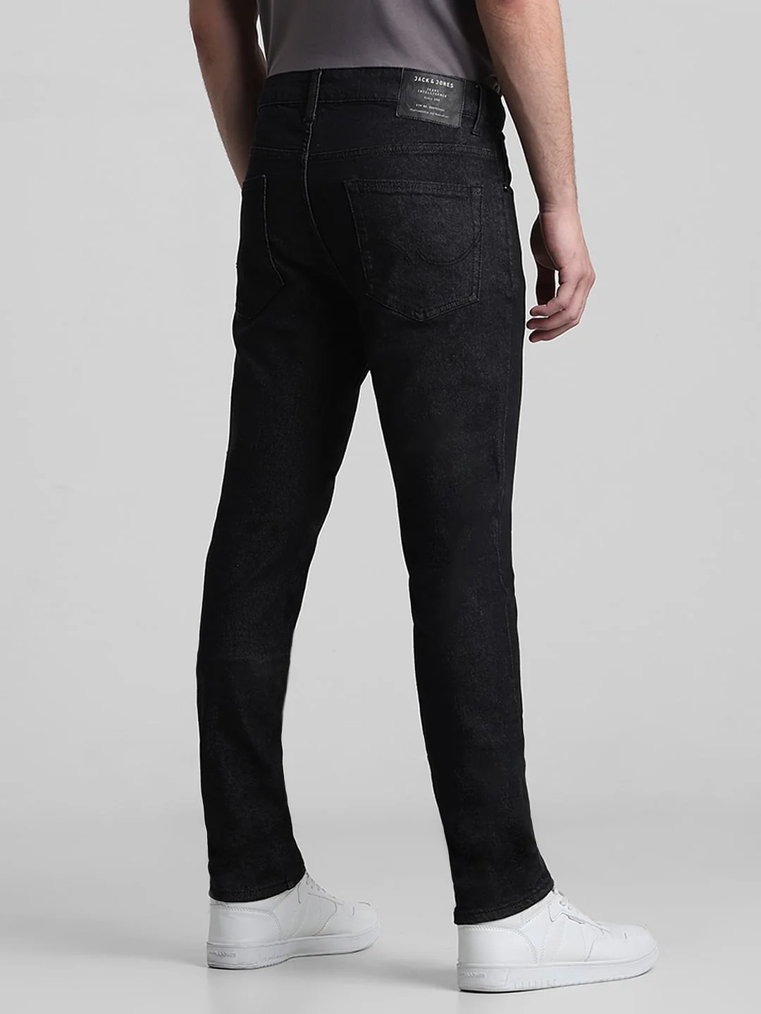 Black Low Rise Ben Skinny Fit Jeans - Image 3