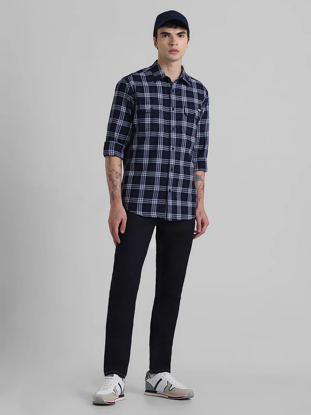 Dark Blue Low Rise Glenn Slim Fit Jeans - Image 5