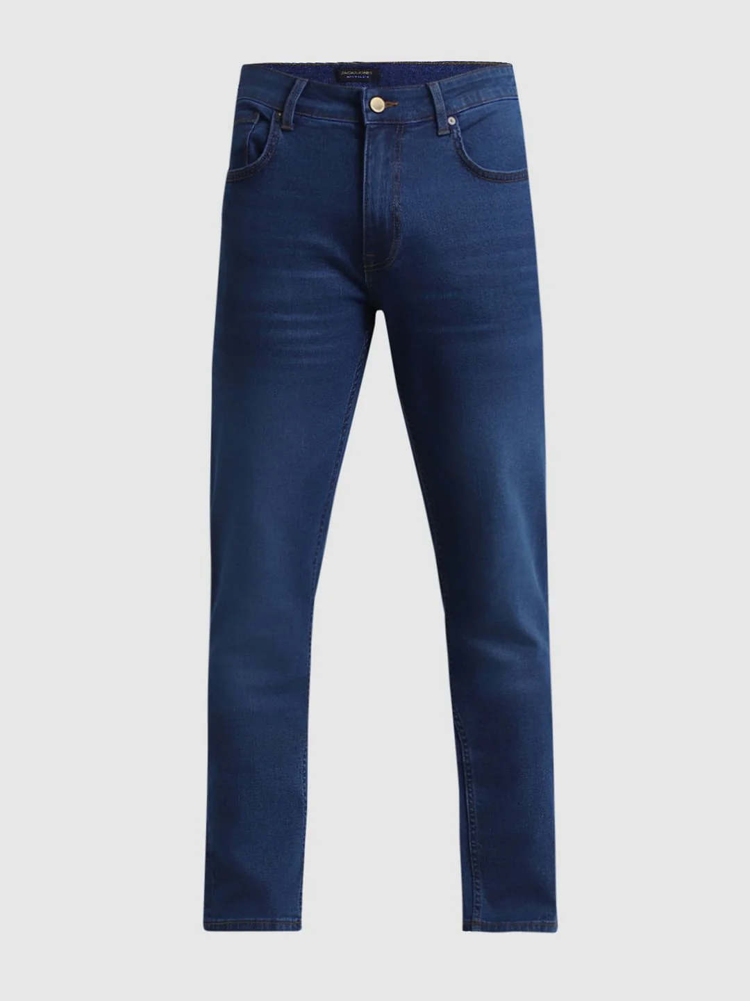 Dark Blue Low Rise Washed Ben Skinny Jeans - Image 6