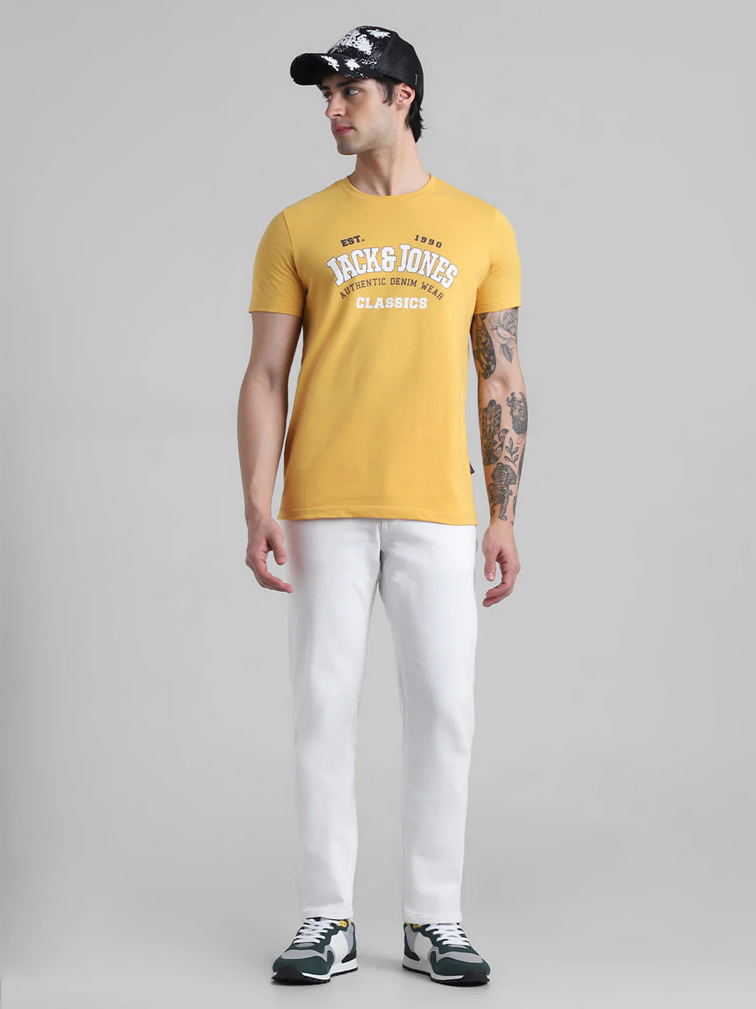White Low Rise Ben Skinny Fit Jeans - Image 5