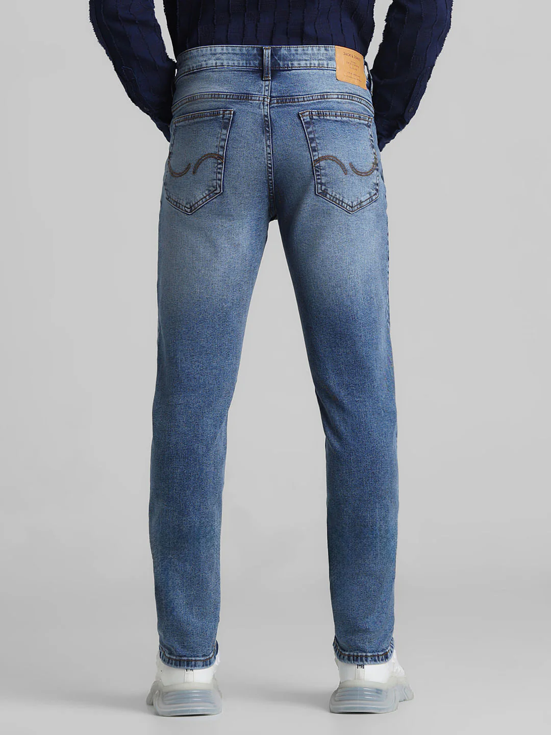Light Blue Low Rise Glenn Slim Fit Jeans - Image 3