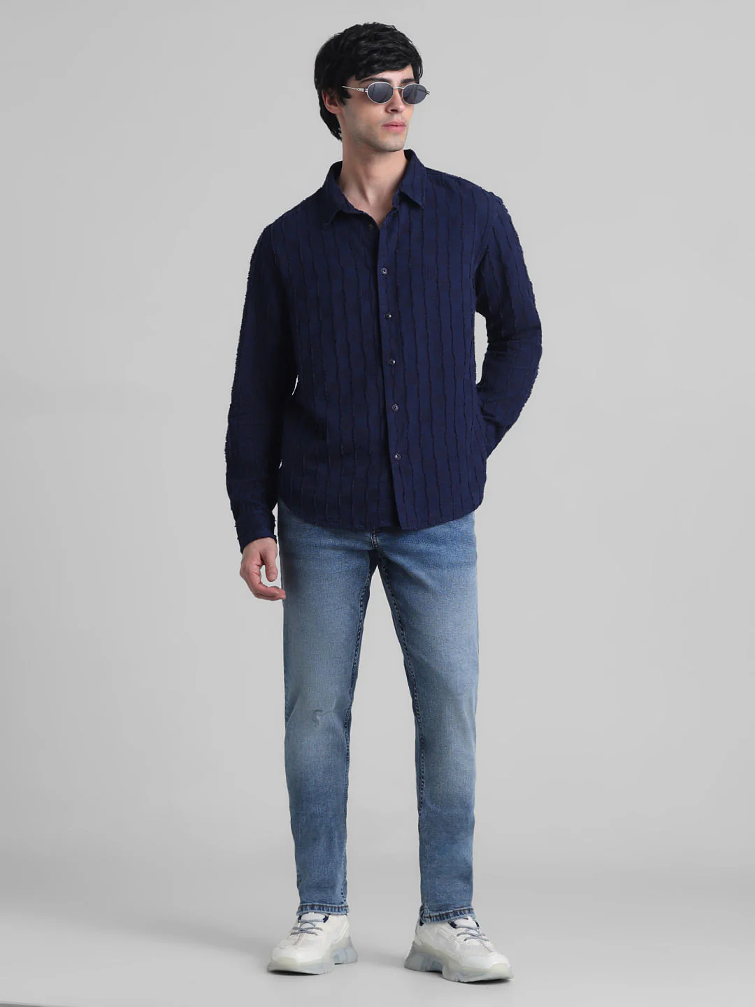 Light Blue Low Rise Glenn Slim Fit Jeans - Image 5