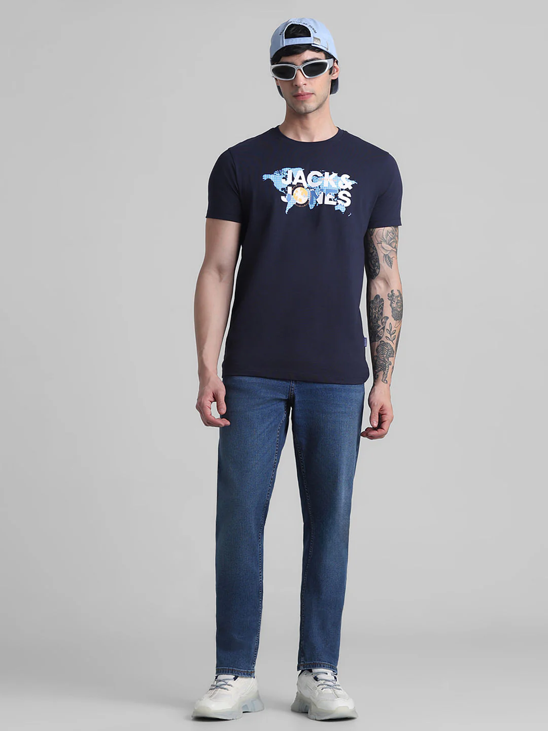 Blue Low Rise Glenn Slim Fit Jeans - Image 5