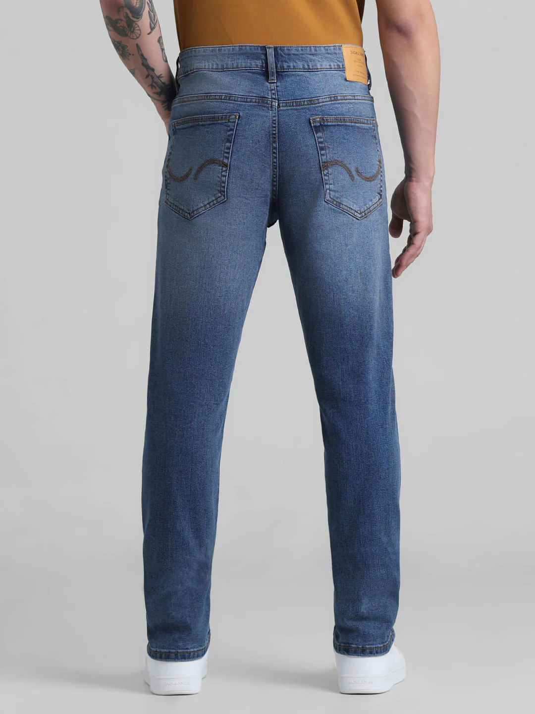 Light Blue Low Rise Glenn Slim Fit Jeans - Image 3