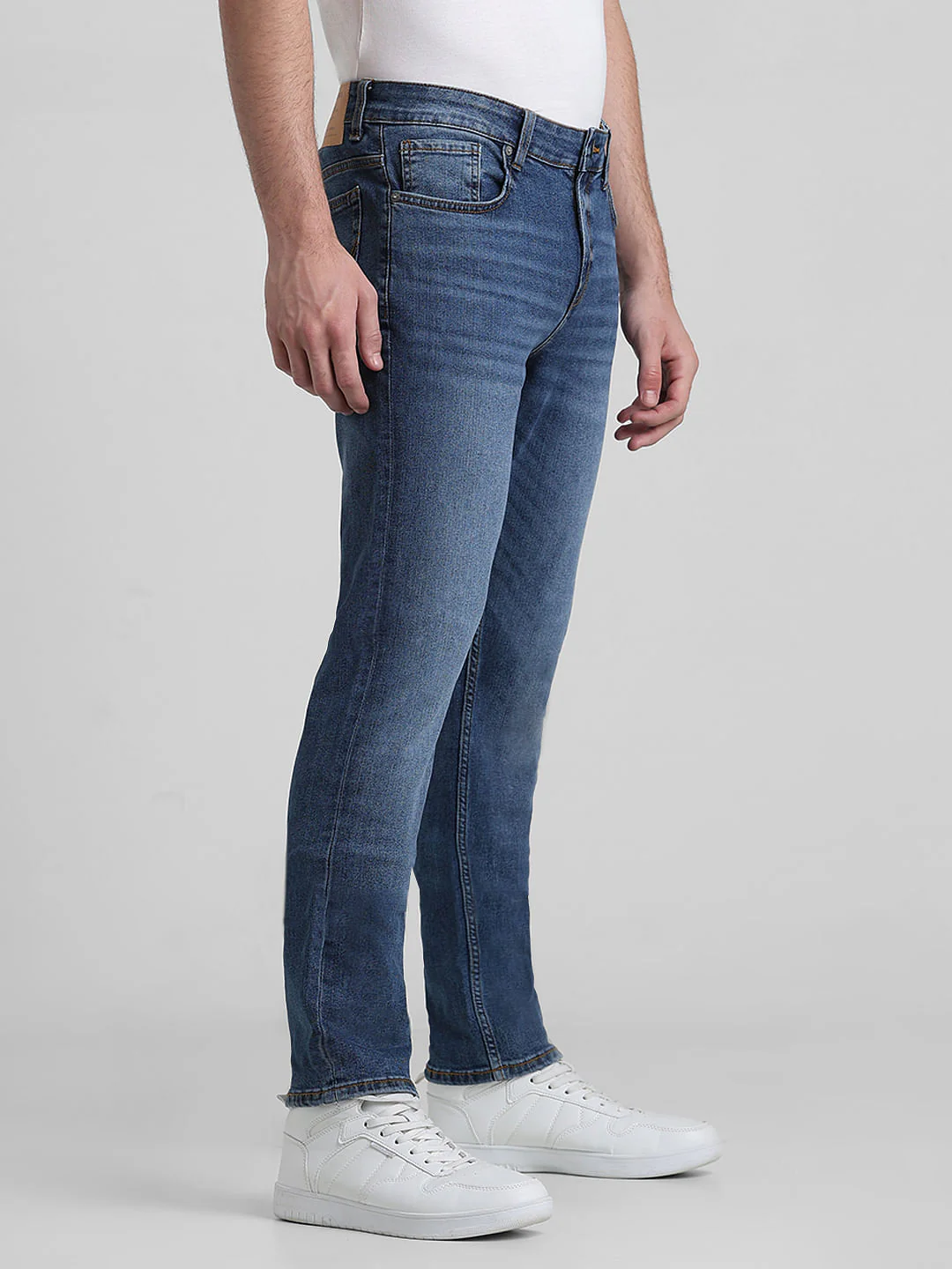 Blue Low Rise GLENN Slim Fit Jeans - Image 2