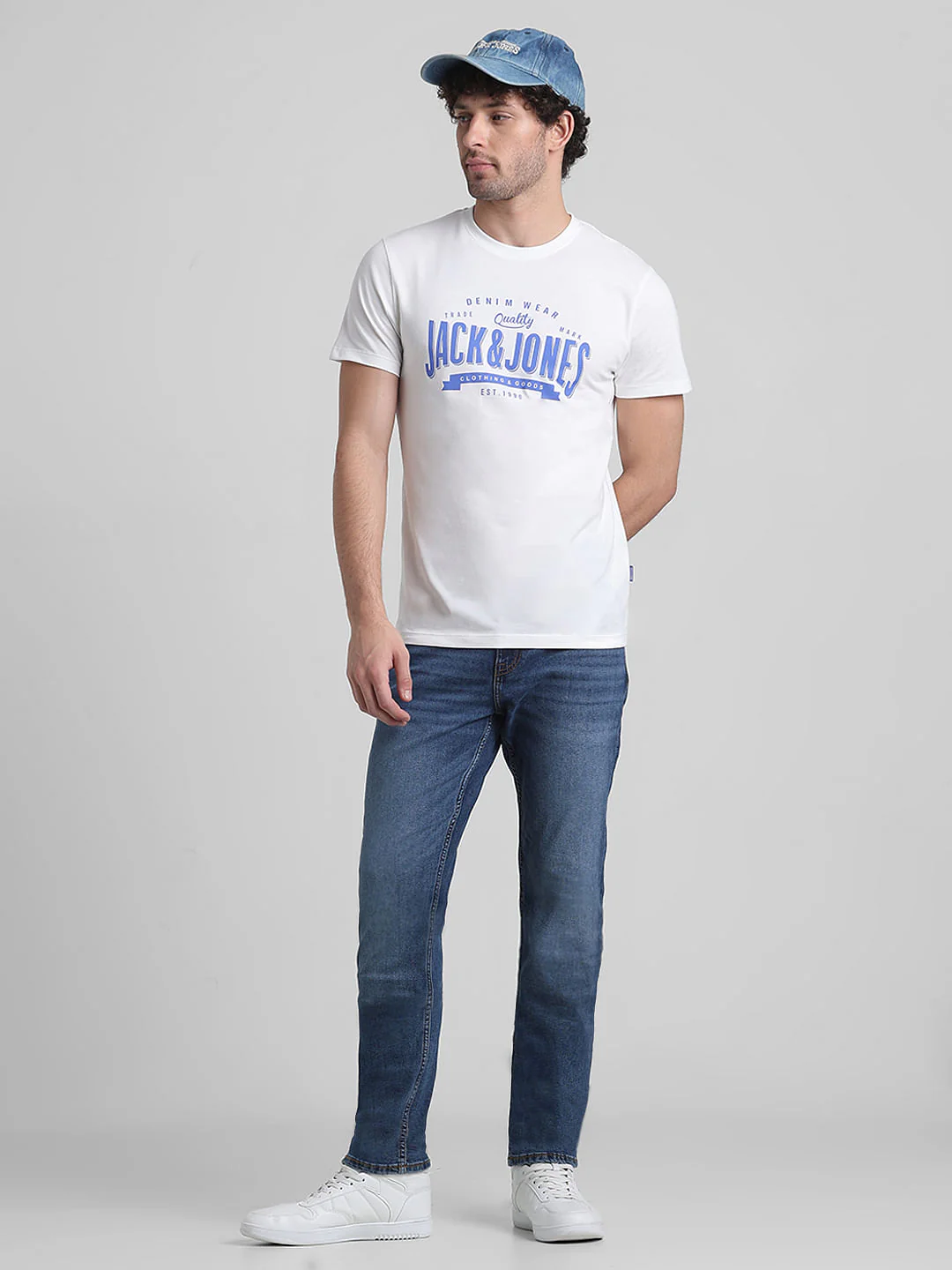 Blue Low Rise GLENN Slim Fit Jeans - Image 5