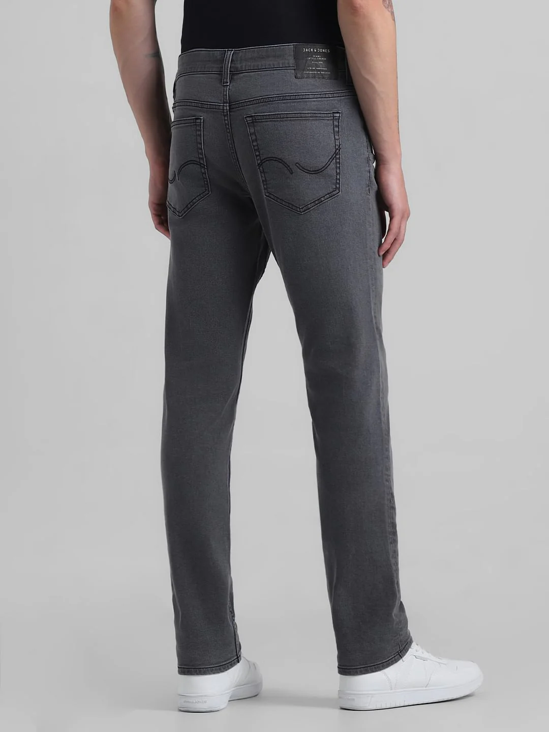 Grey Low Rise Glenn Slim Fit Jeans - Image 3