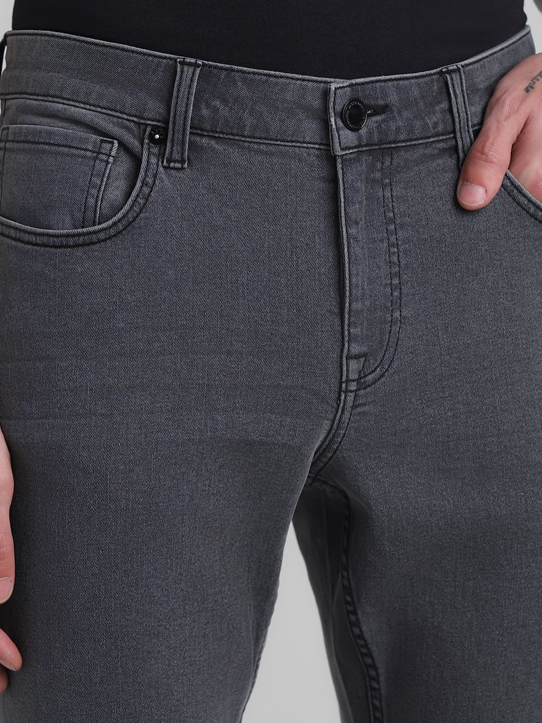 Grey Low Rise Glenn Slim Fit Jeans - Image 4