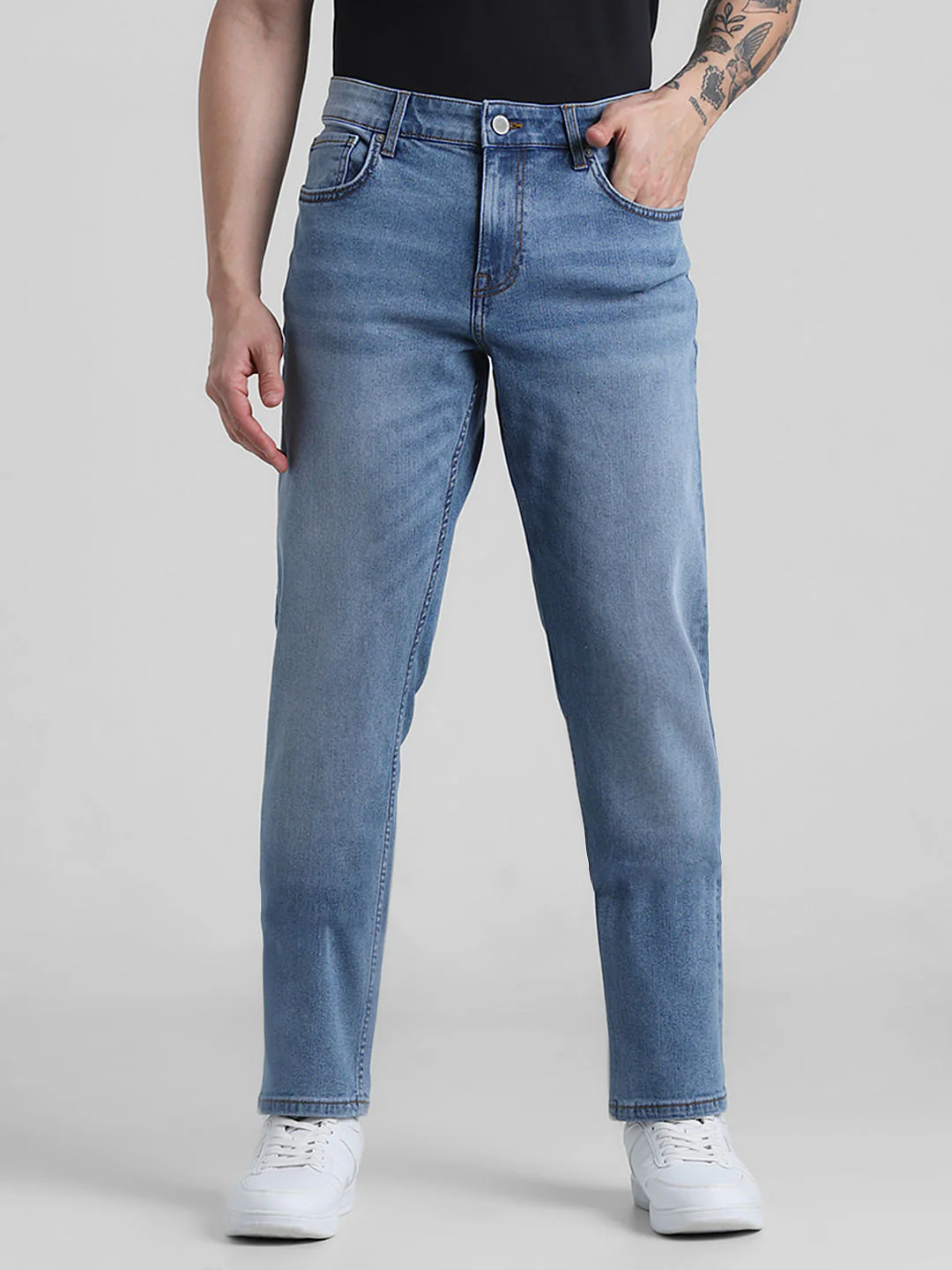 Light Blue Low Rise Glenn Slim Fit Jeans
