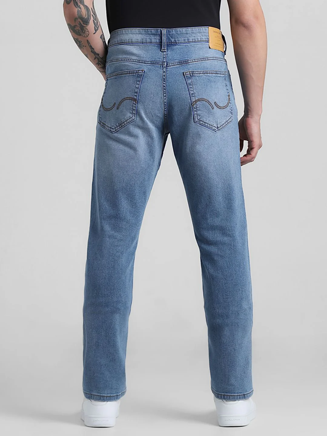 Light Blue Low Rise Glenn Slim Fit Jeans - Image 3