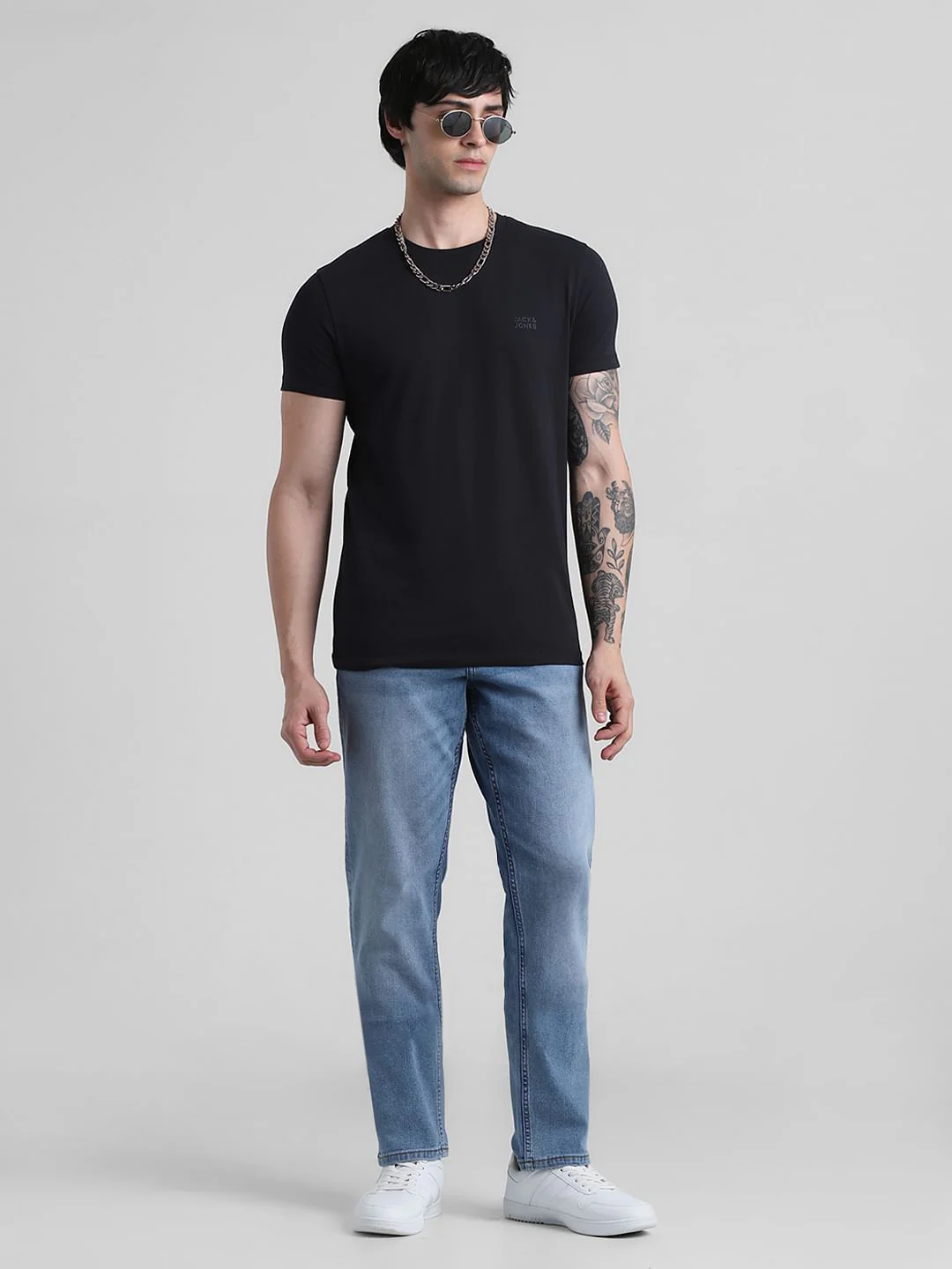 Light Blue Low Rise Glenn Slim Fit Jeans - Image 5