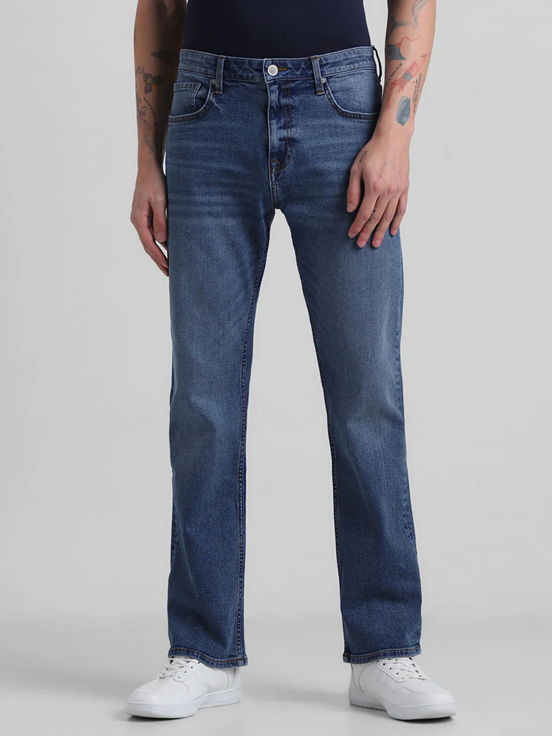 Blue High Rise Ray Bootcut Jeans