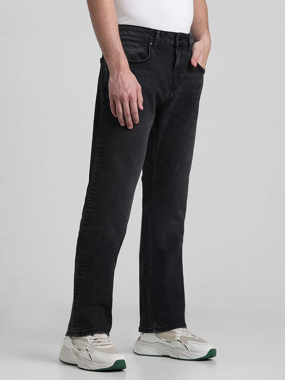Black High Rise Ray Bootcut Jeans - Image 2