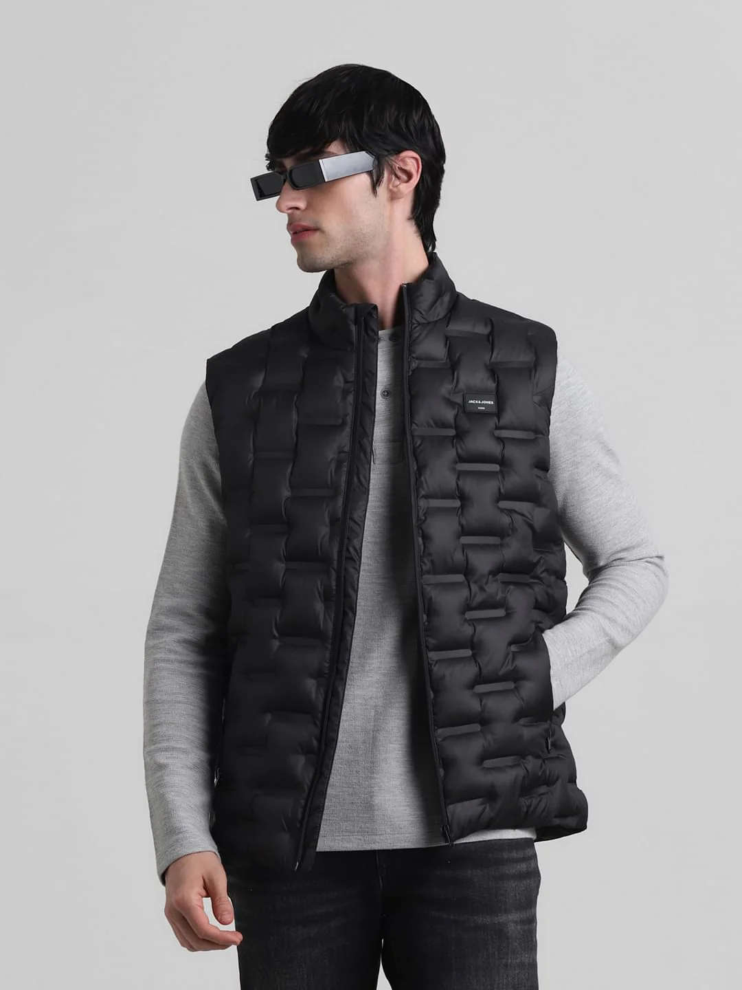 Black Puffer Vest