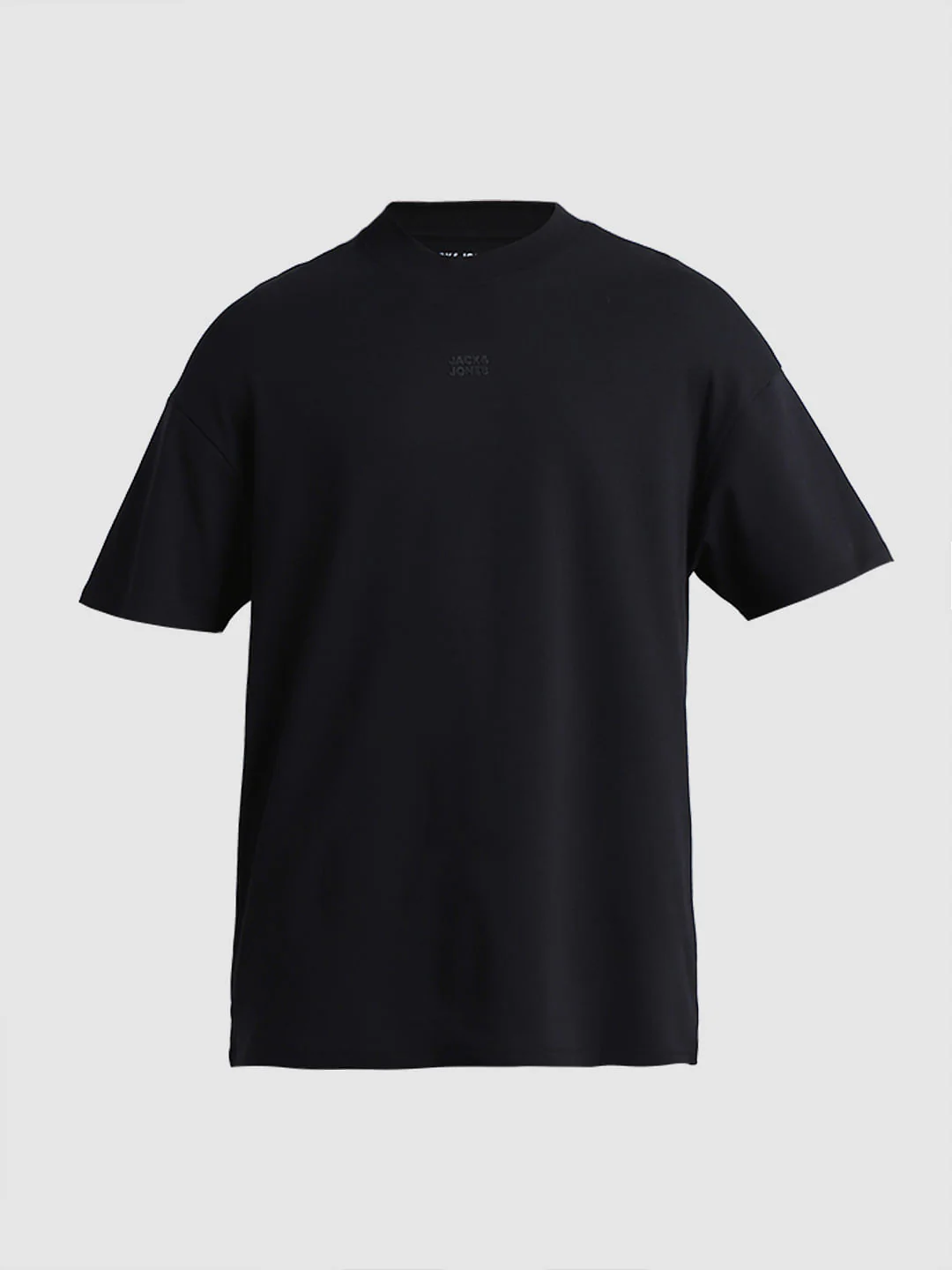 Black Logo Print Crew Neck Oversized T-shirt - Image 7