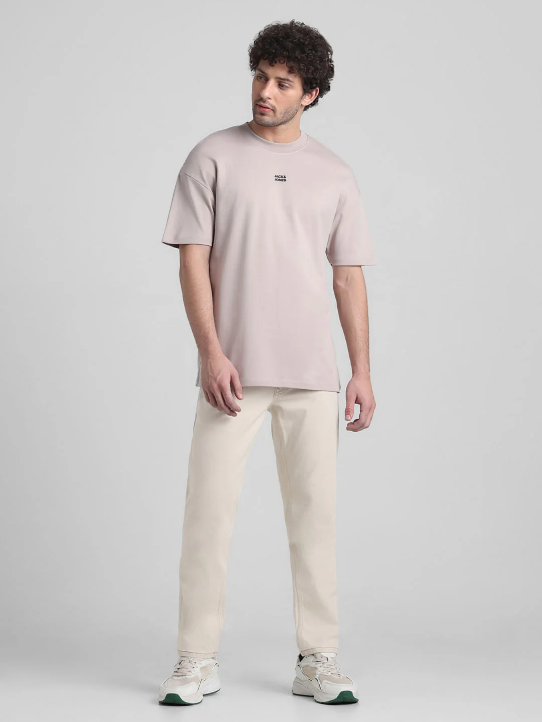 Light Brown Graphic Printed Oversized T-shirt - Image 7