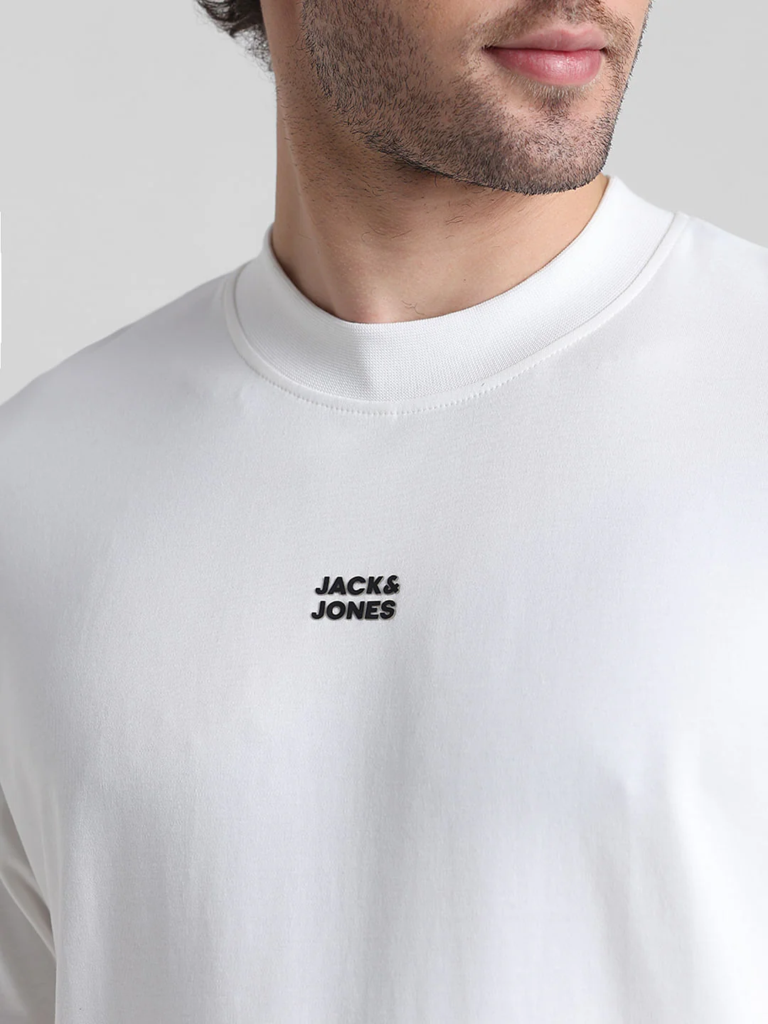 White Graphic Printed Oversized T-shirt - Image 5