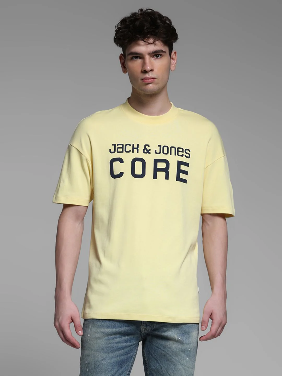 YELLOW LOGO PRINT SHIRT - Image 2