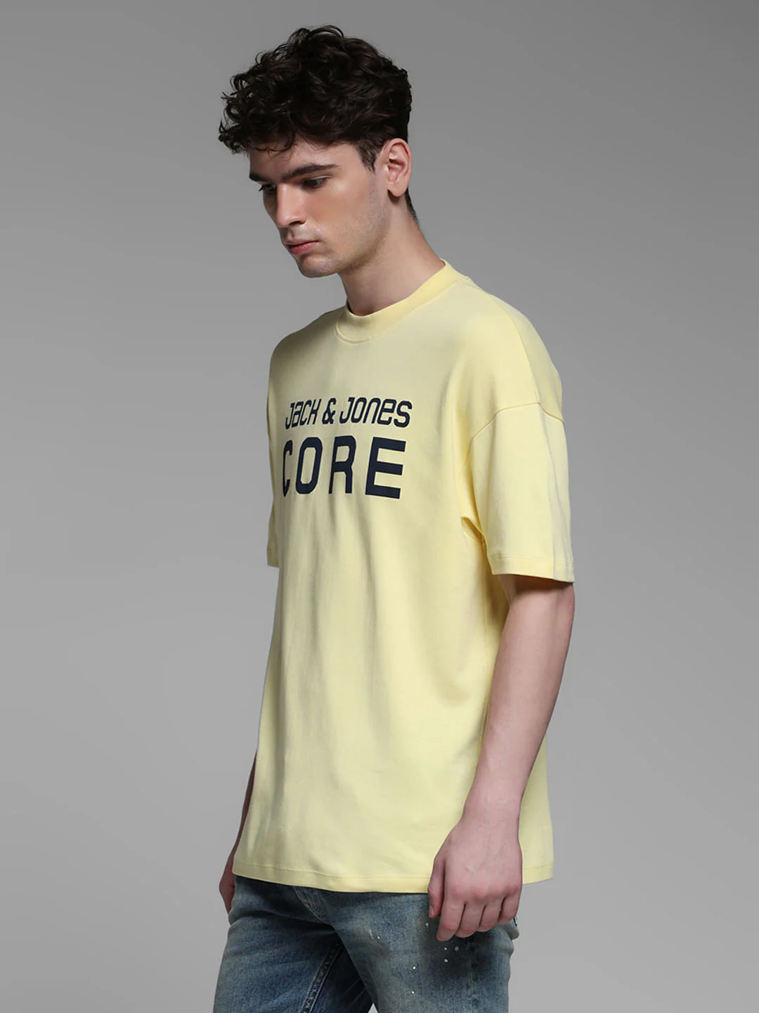 YELLOW LOGO PRINT SHIRT - Image 3