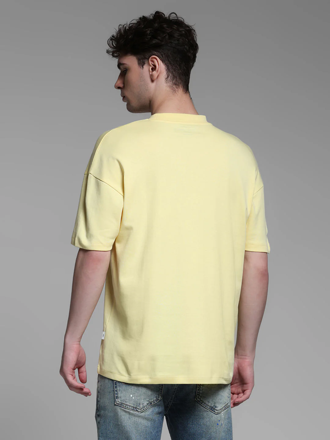 YELLOW LOGO PRINT SHIRT - Image 4