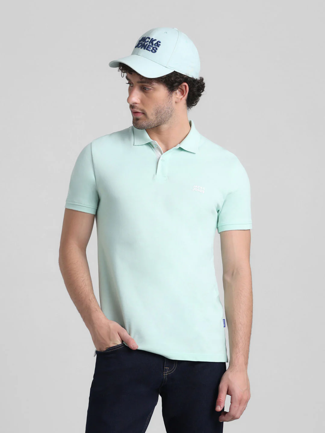 Light Green Cotton Polo