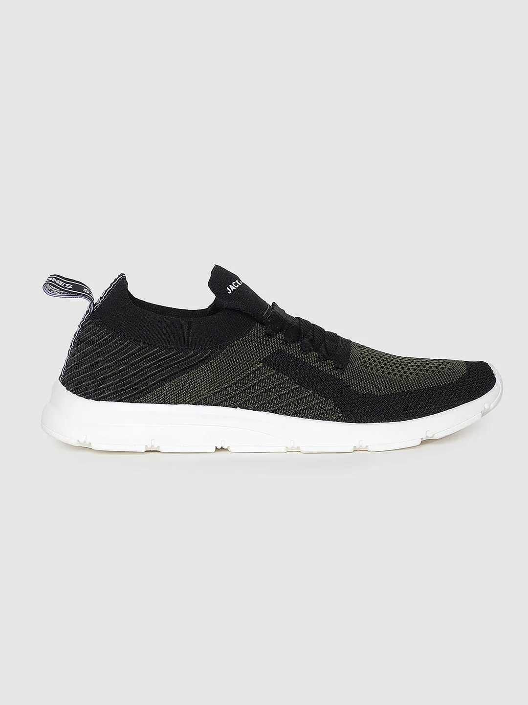 Black Self-Design Sneakers - Image 3