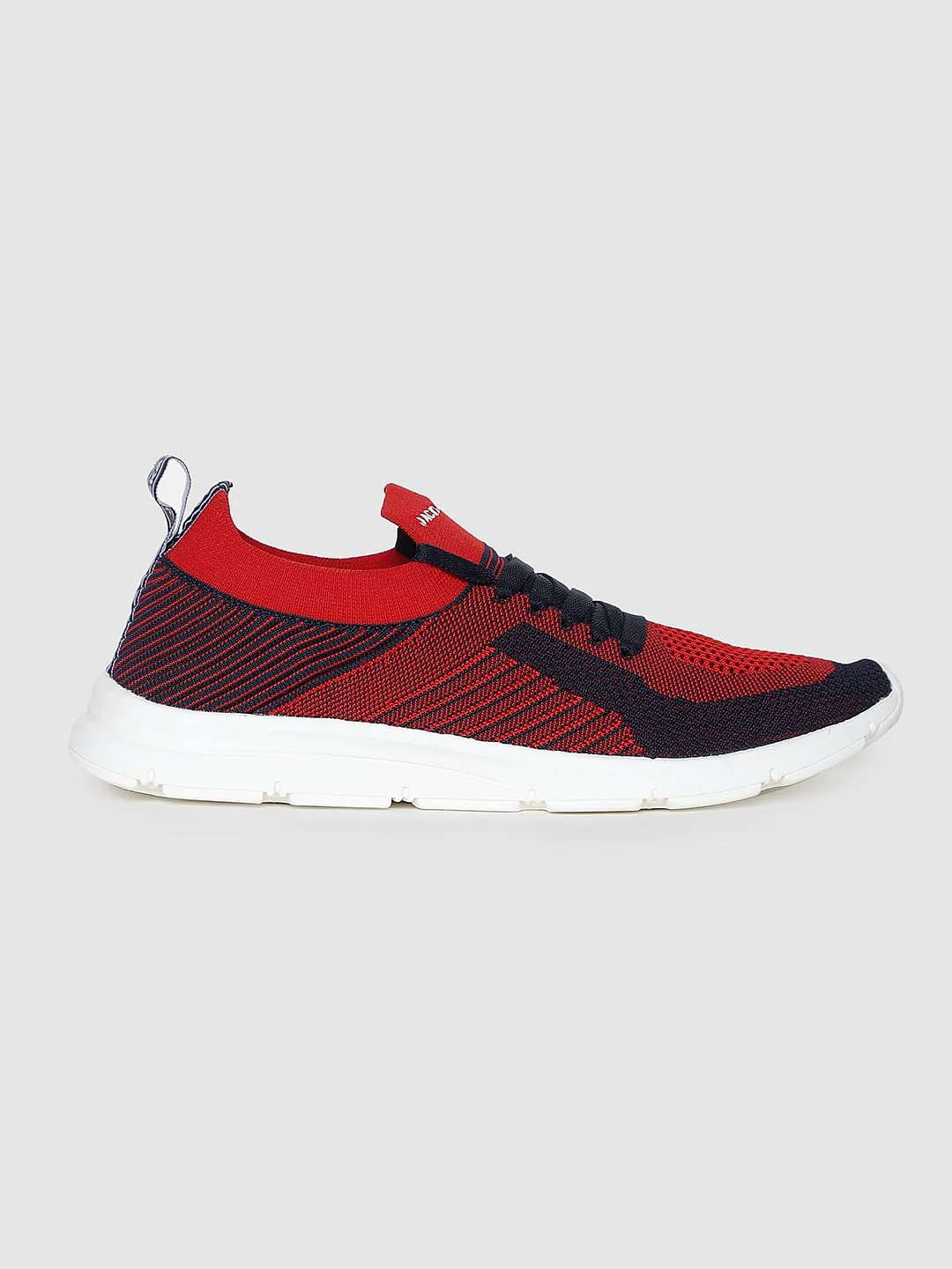 Red Self-Design Sneakers - Image 3